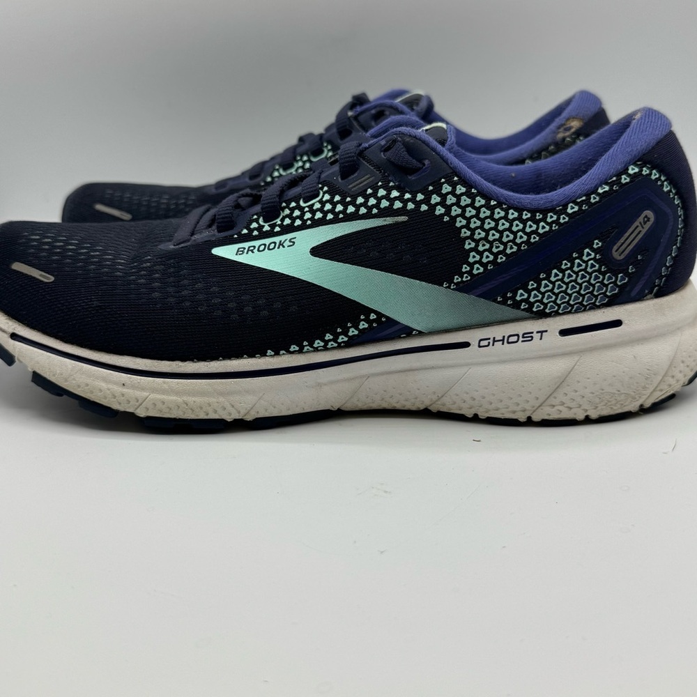 Brooks Women's Ghost 14 Blue Running Shoes 1203561B446 Sneakers Size 9 - Picture 6 of 12